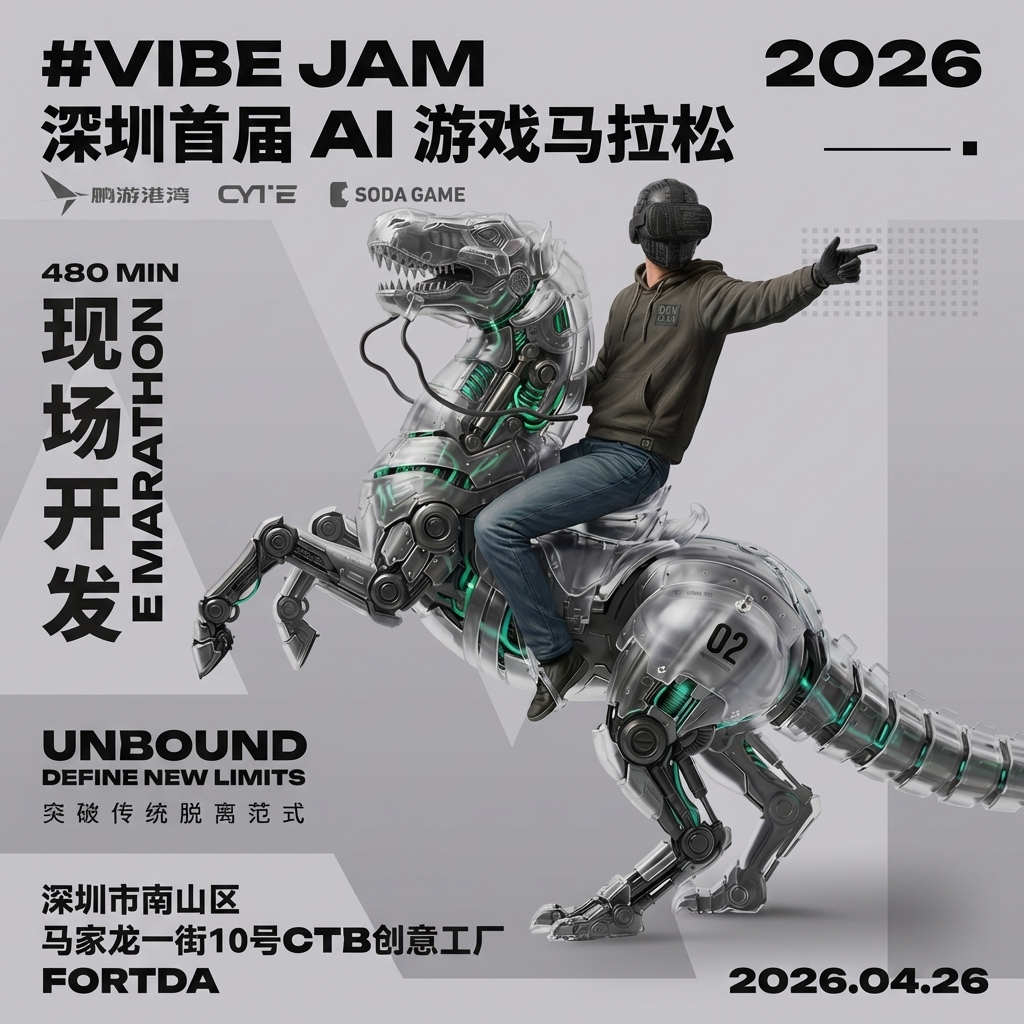 深圳首届VIBE JAM AI游戏马拉松